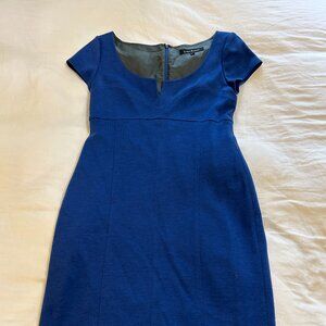 Lida Baday Cobalt Blue Wool Dress